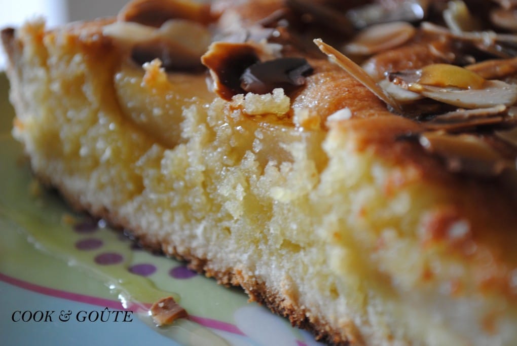 Tarte amandine aux poires