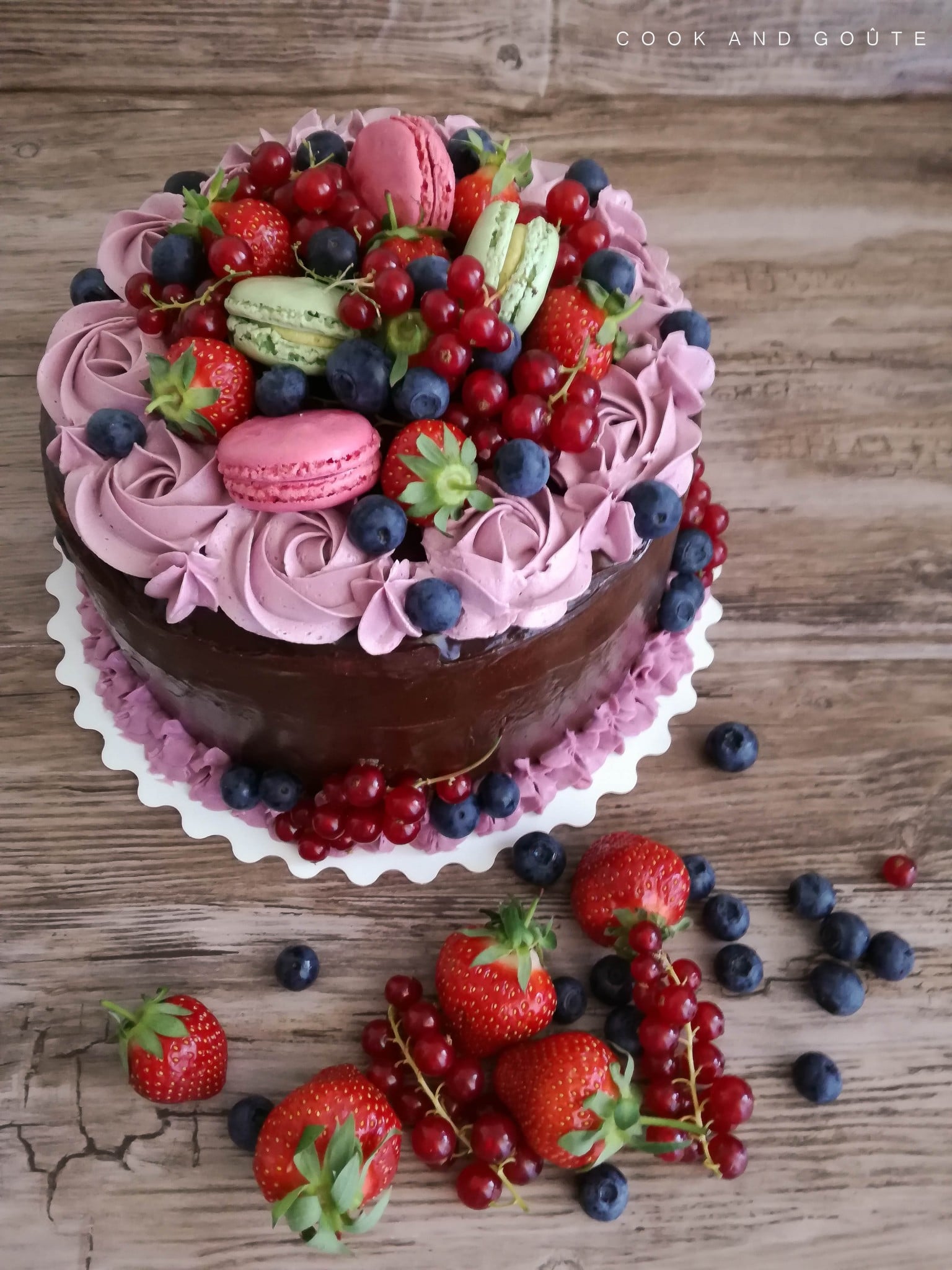 Layer Cake Chocolat Fruits Rouges Cook And Goute