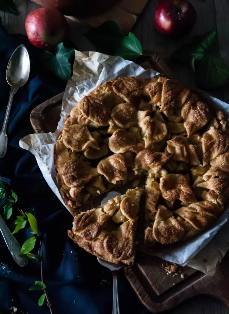 Tarte aux pommes rustique