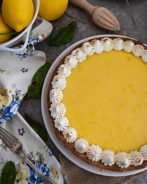 tarte au citron meringuée