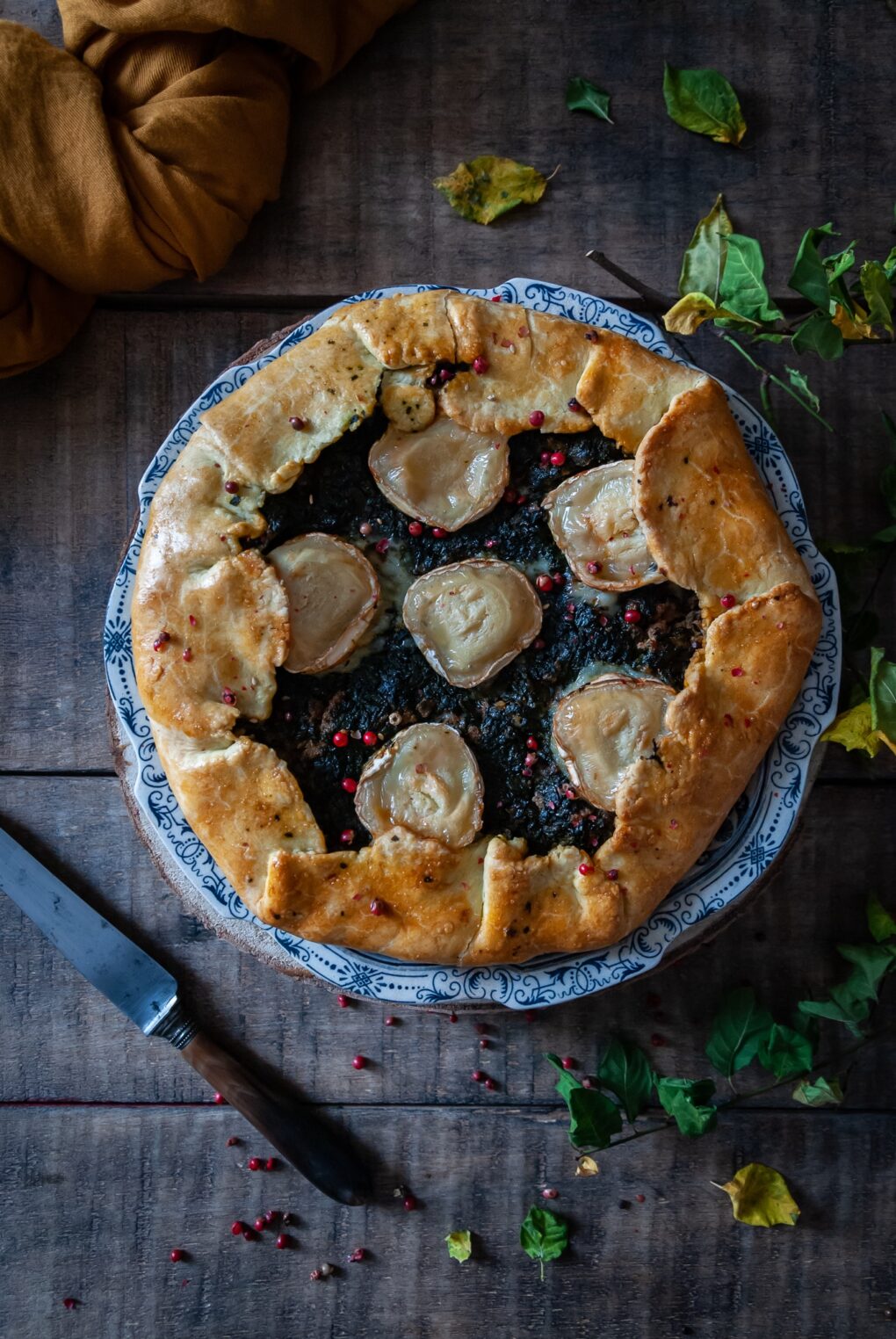 tarte rustique aux épinards