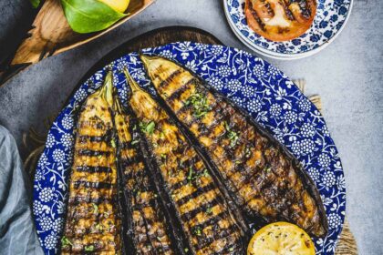 aubergines grillées